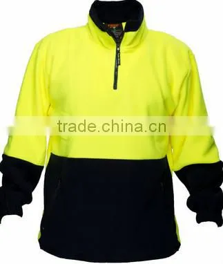 Cotton Drill Two Tone Hi Vis Long Sleeve Security Shirts