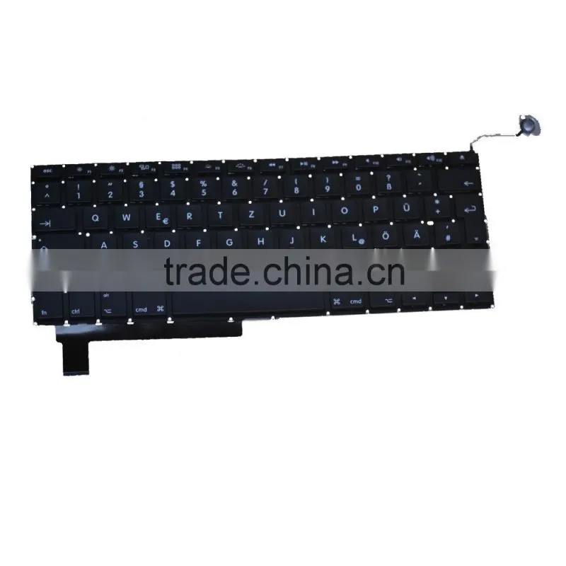 German Laptop keyboard Replacement For Macbook Pro 15" A1286 2008-2012