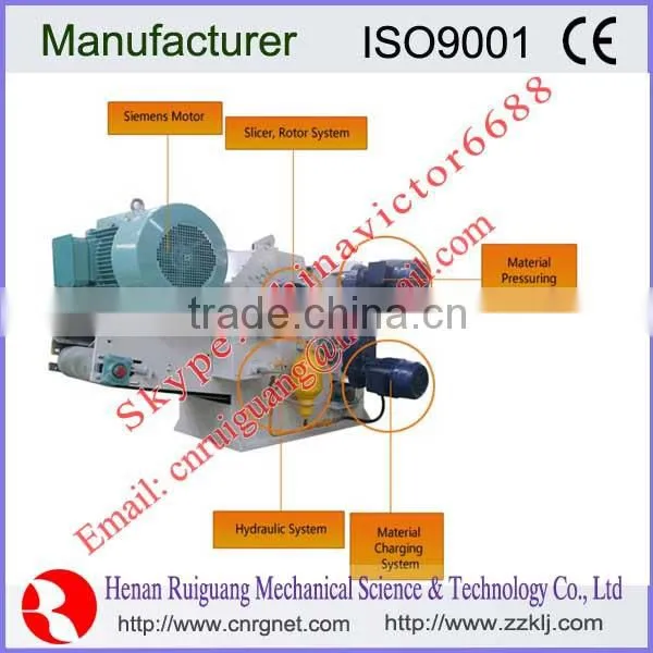 Orient group ruiguang ISO2008 drum wood chipper