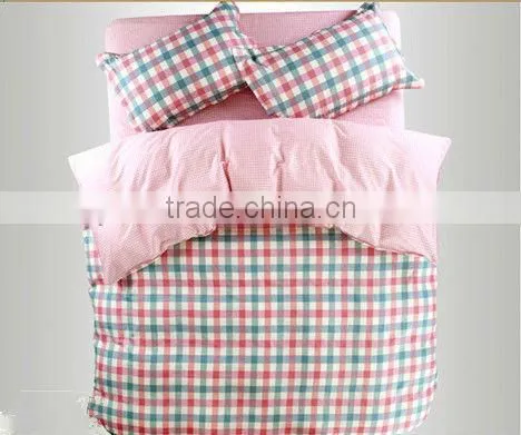 Colorful printed cheap soft home korean style bedding set