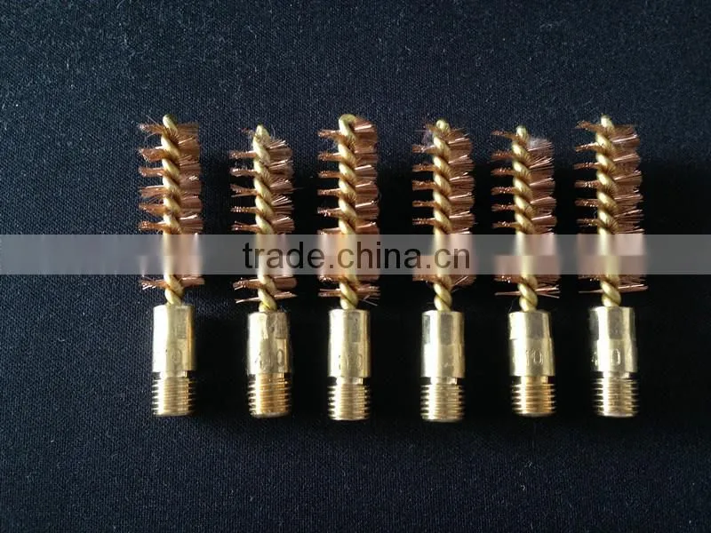 Gun cleaning bronze wire bore brass brush wholesale