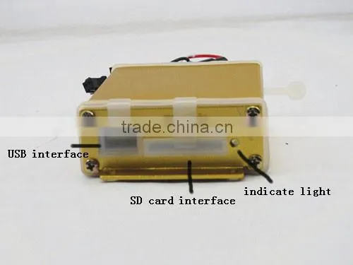 Waterproof with 2.5inch remote control for motorcycle mp3 player