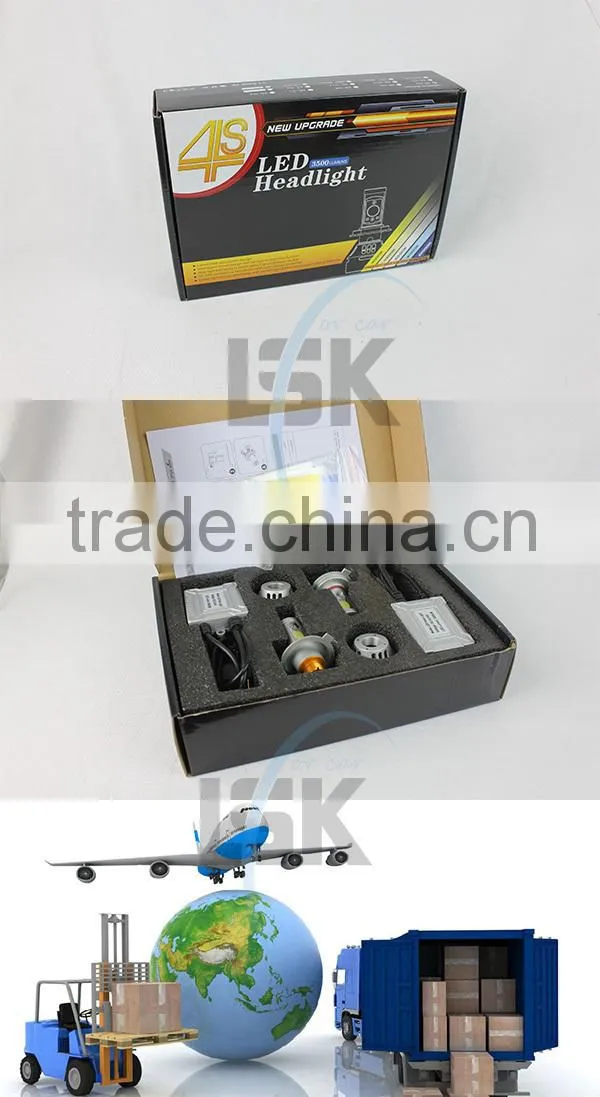 China factory direct newest 4s h10 car led headlight 5 color available DIY freely