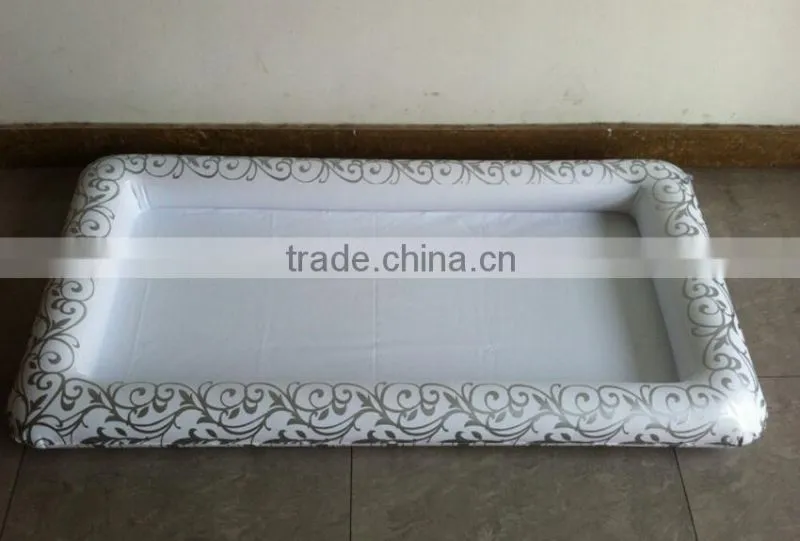Hot selling pvc inflatable salad bar and buffet cooler /inflatable floating ice cooler