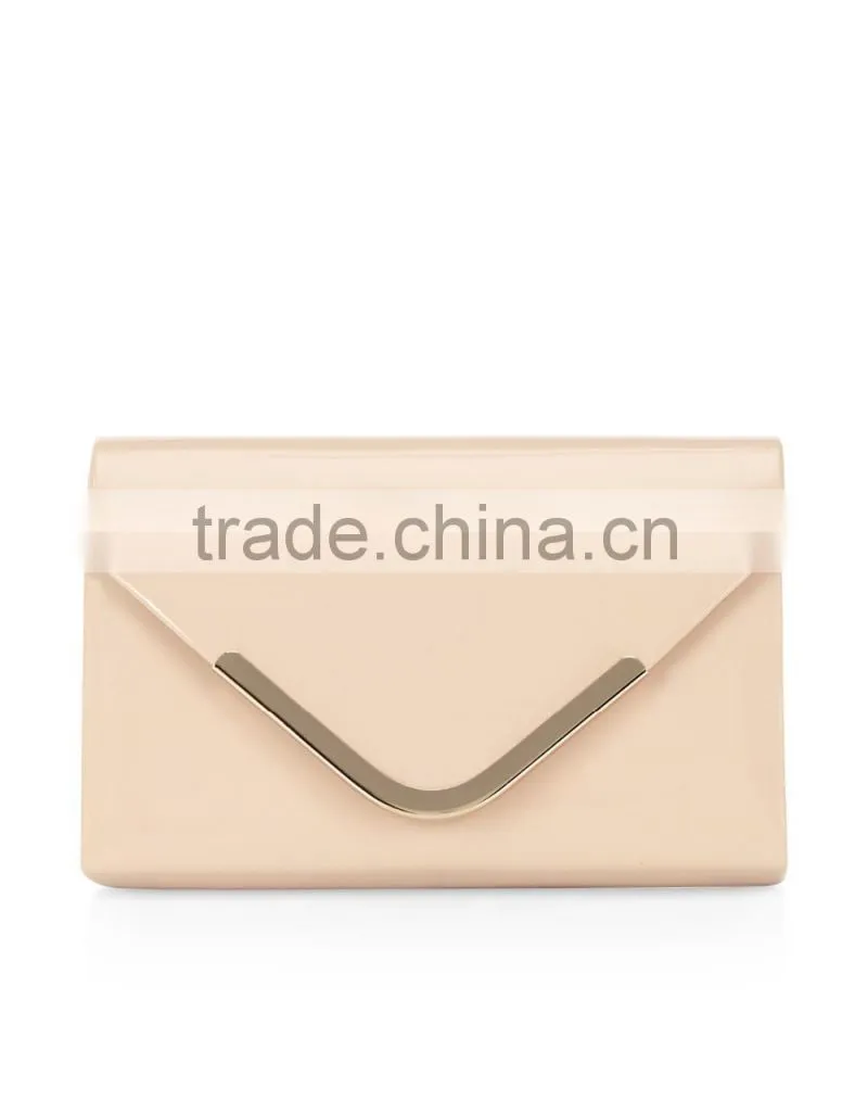 Personlized womens luxy leather Envelope Clutch bag