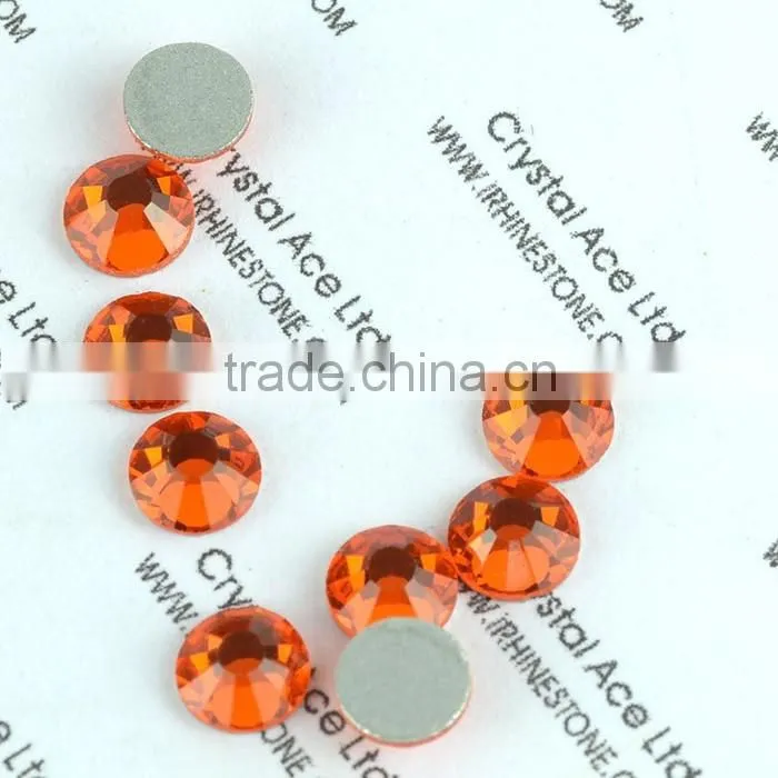 sparkling silver flatback Non hot-fix rhinestone for wholesale