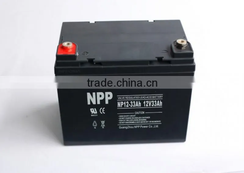12v33ah deep cycle solar battery