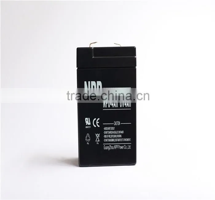 6v 4ah rechargeable lead acid battery for LED light