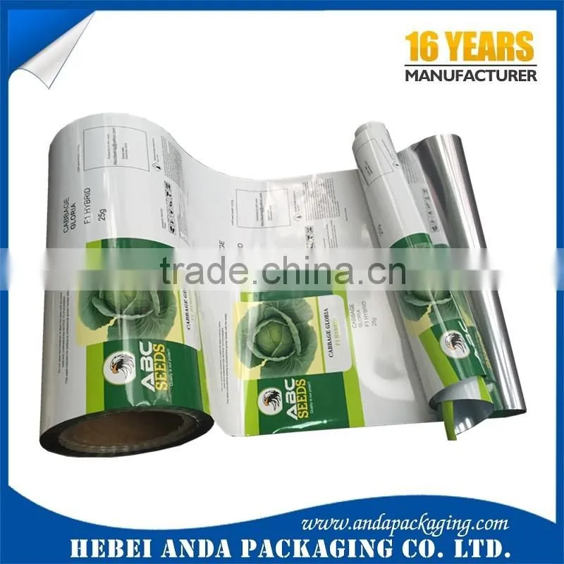 Flexible Food Packaging Film/Laminated Aluminum Foil packaging film roll