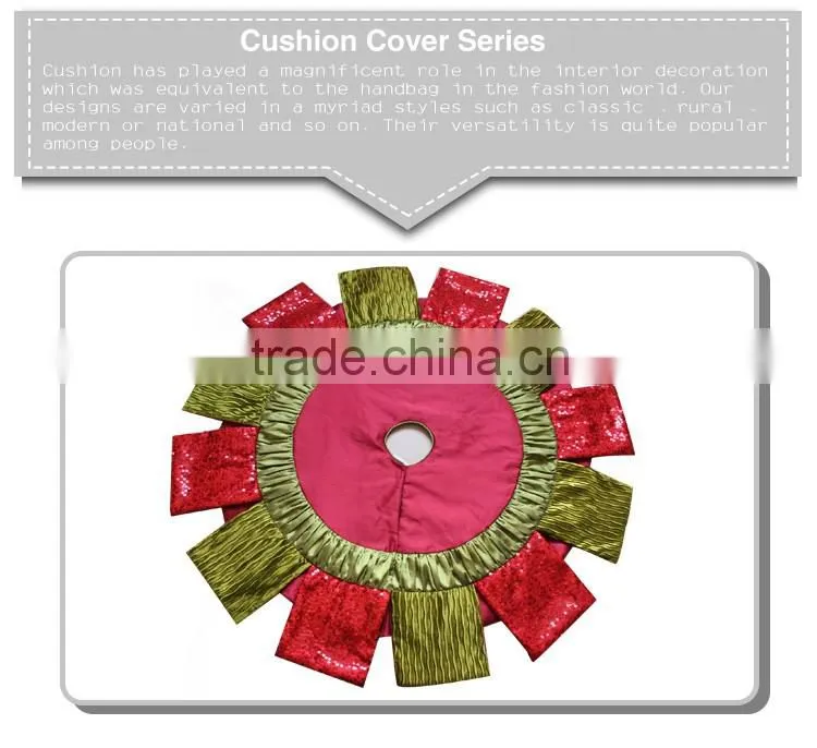 factory sale handmade artwork tree skirts for christmas