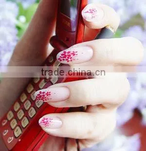 french manicure tape nail tip guide