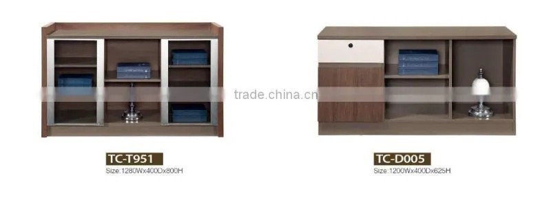Panel wood office hanging file cabinet