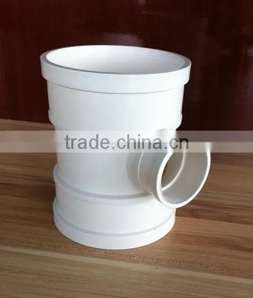 UPVC fitting reducing tee for drainage