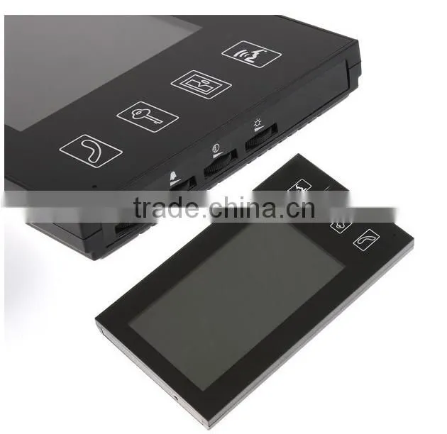 7-inch Automatic Picture and Video Recording Function Digital Touch Screen Video Doorphone PY-806MJREC11