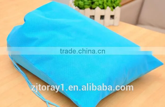 Large Capacity Portable Non Woven Drawstring Shoe Bag Laundry Bag