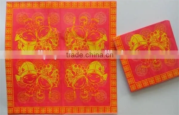 33CM*33cm 20pcs/pack Paper Napkins wedding Event & Party Tissue Printed Napkin Supply Party Decoration