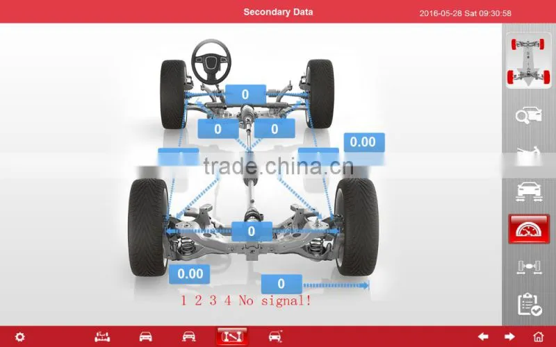 space-saving 3D wheel alignment with competitive price for car maintenace point