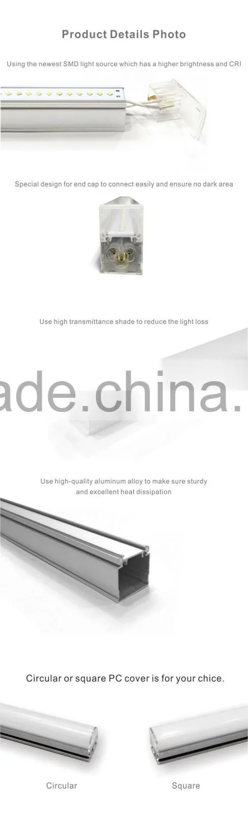 1.2m 30W Light and Handy 100lm/W High LM Modern appearance Best quality waterproof LED tube light T8