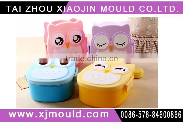 children lunch box , cute cartoon owl student microwave lunch box container , ready product of lunch box for selling
