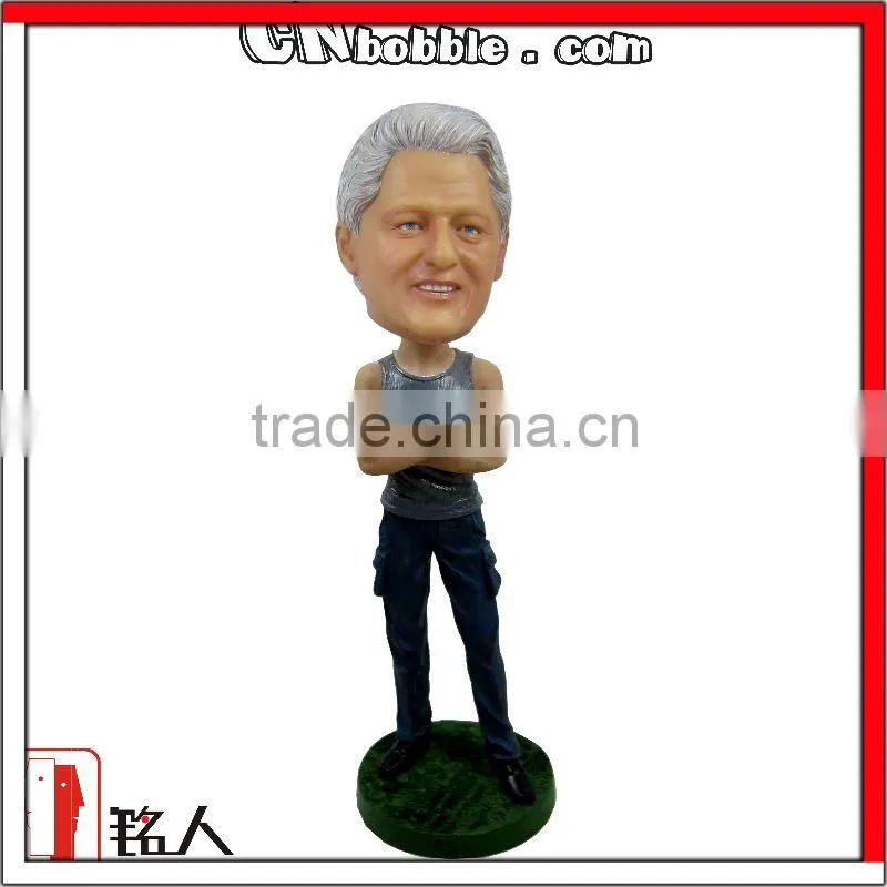 personalized christmas figurine/ bobblehead