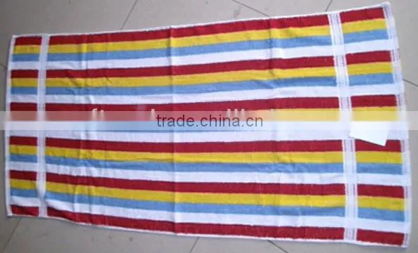 Strip bath towel stock South America