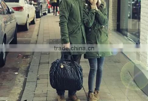 New Men Women Military Long Winter Trench Coat Jacket Hooded Parka overcoat