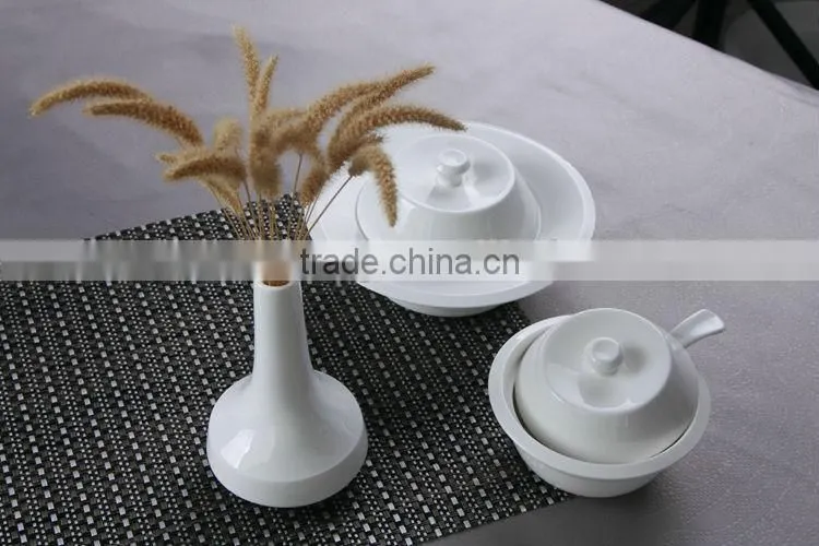 fine China tableware white ceramic small vase