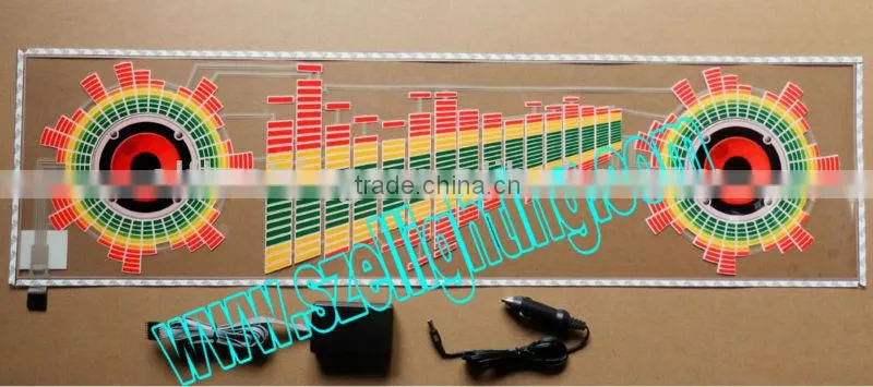 El flashing car sticker panel for decoration