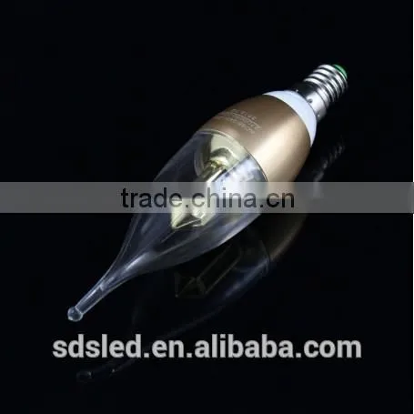 LED Candle bulb 4w E14 led candle light 3014SMD Warm White LED candle bulb light