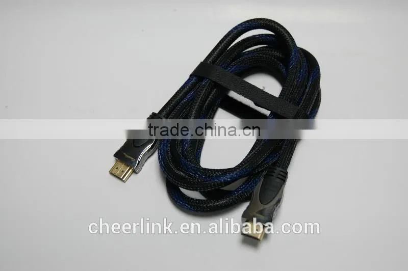 HDMI V1.4 / V2.0 cable with Nylon Sleeve for HDTV & PlayStation 3