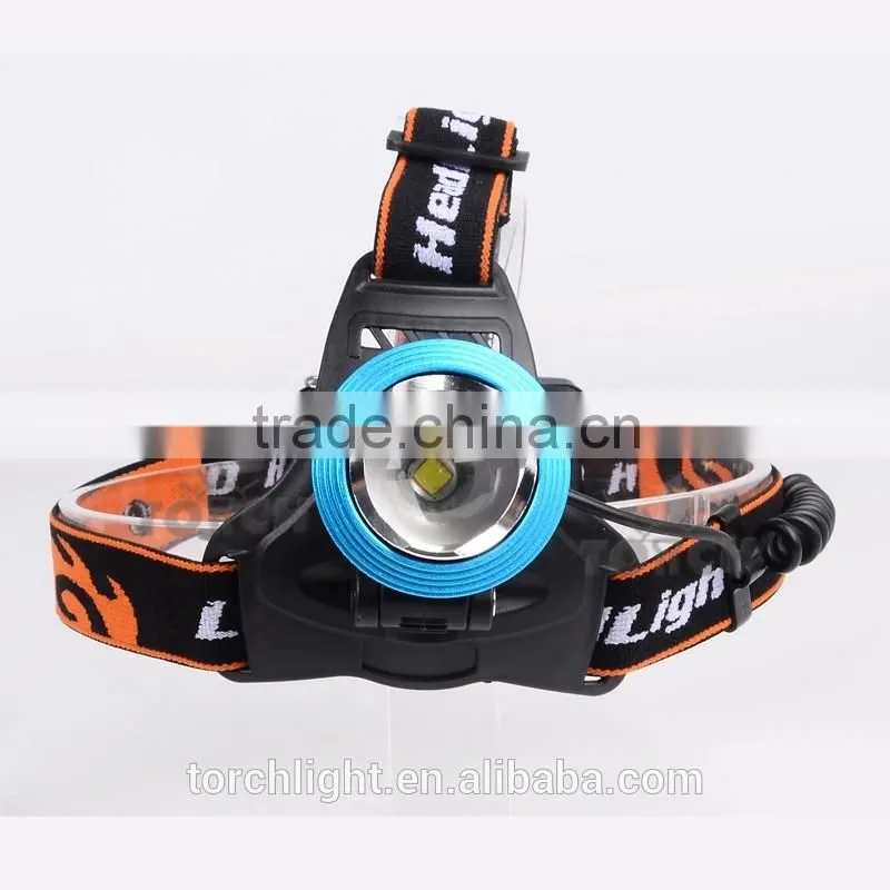 Super Power ultra bright led headlamp high quality fishing head light zoomable led fish lamps miner