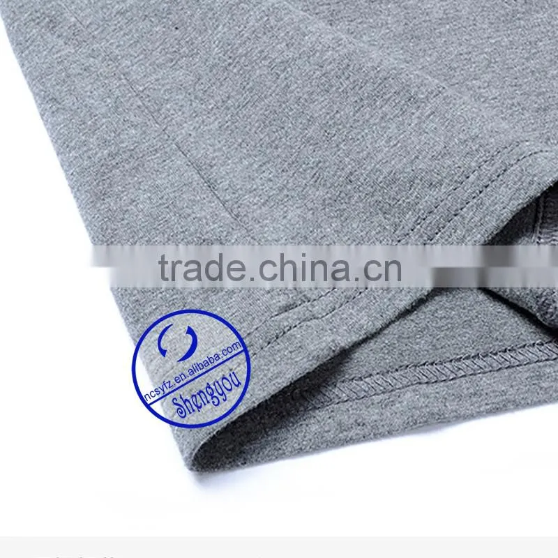 Custom crew neck digital printing pocket t shirt for sublimation printing