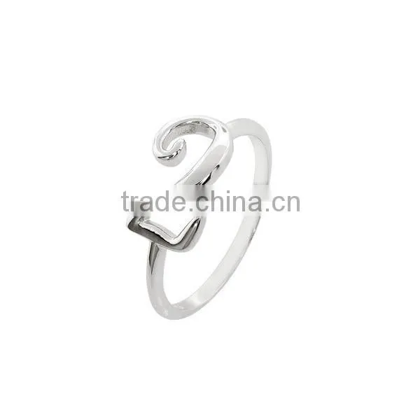 Best selling 925 Sterling Silver eternally Haute Stackable Number Rings