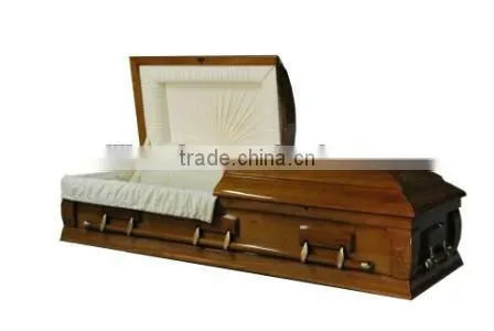 Veneer Casket American style casket funeral supplies wholesales Nantong Millionaire