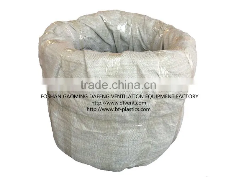 pvc heater ventilation duct pipe with rubber cotton