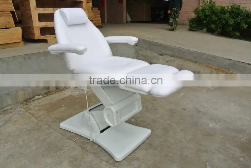 High grade PVC leather electric facial bed massage bed