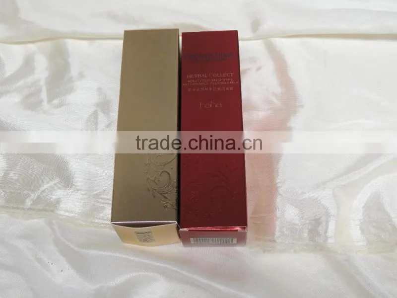 accept custom order paper box with embossing