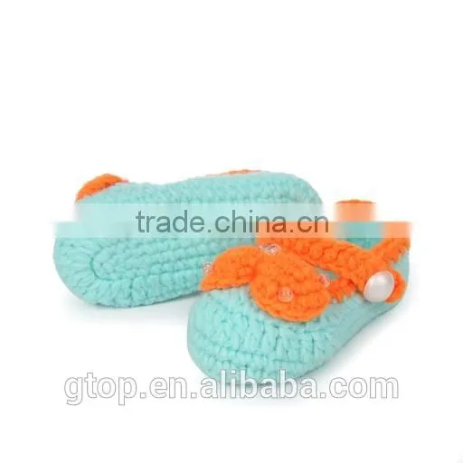 Wholesale Baby Handmade Crochet Shoes Supplier for 1-10 months old S-0006