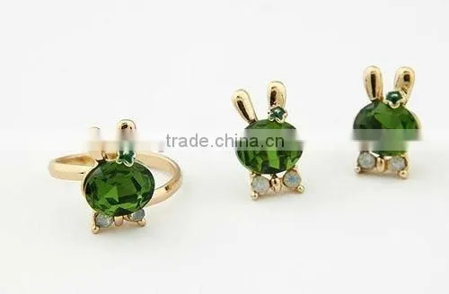 2012 fashion cute rabbit design ring