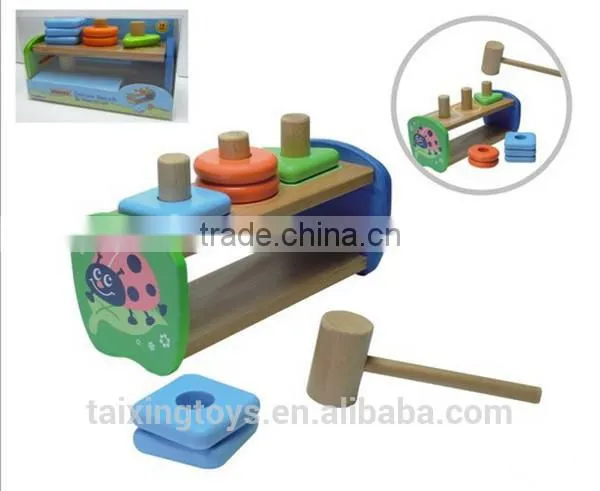Beetle Wooden Harp/Xylophone Musical Instrument Knock Piano Kids Toys