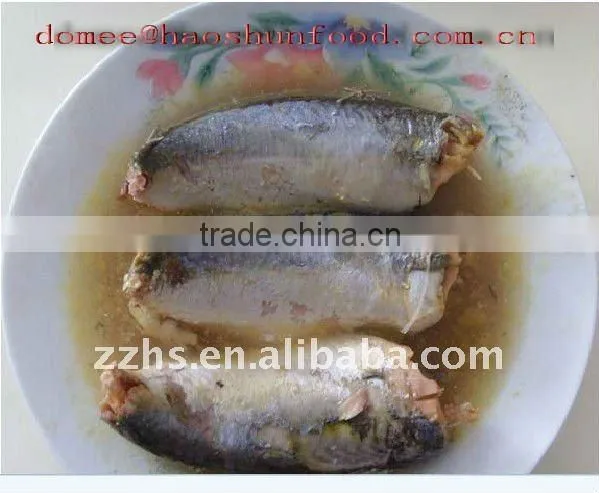 Mackerel canned fish
