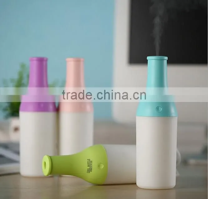 best sale 4 Color portable LED 180ML Ultrasonic Home Aroma Humidifier Air Diffuser Purifier Lonizer Atomizer