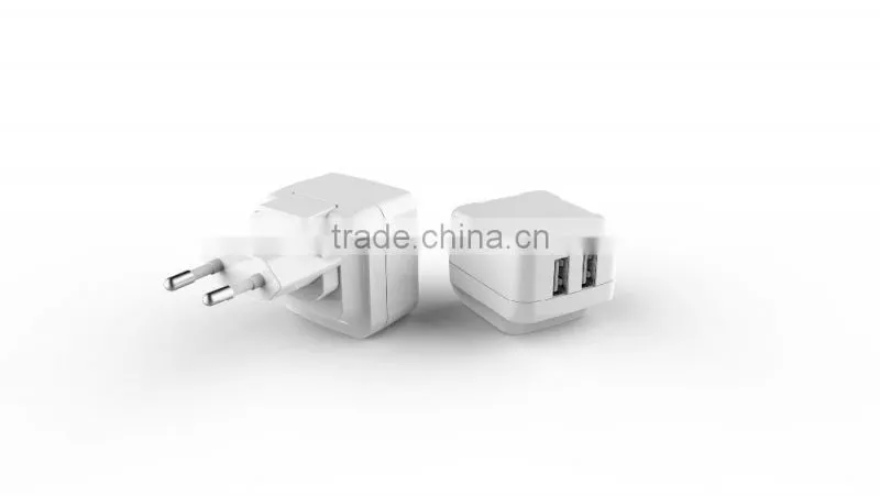 HLT dual usb 5V/3.4A rechargeable mobile phone charger