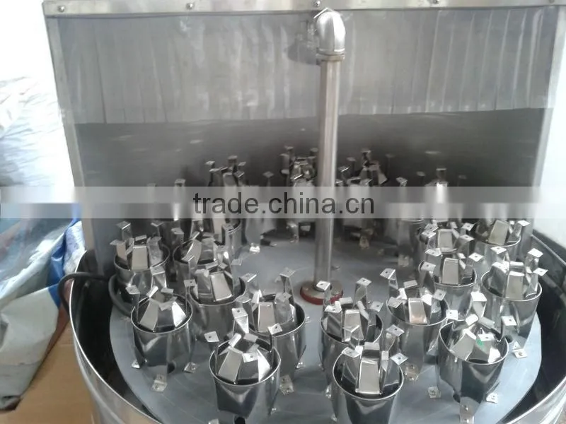 Semi automatic rotary bottle washing machine