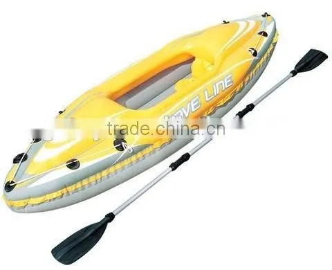 inflatable 1 person fishing kayak canoe