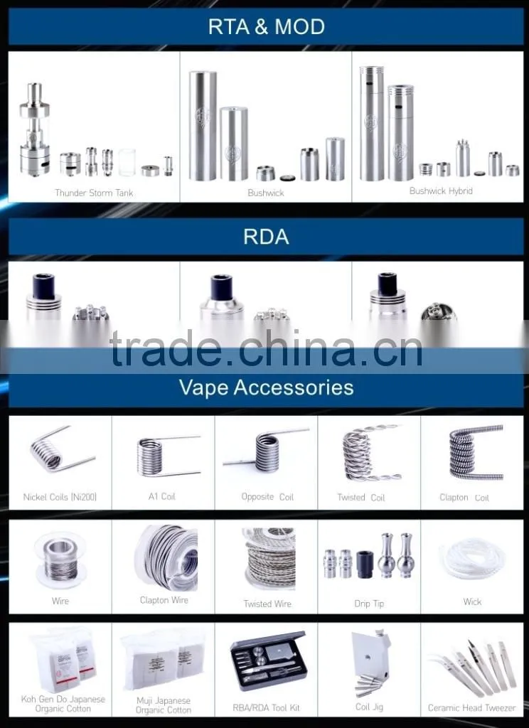 Alibaba supplier vape premade transformer rda atomizer coil