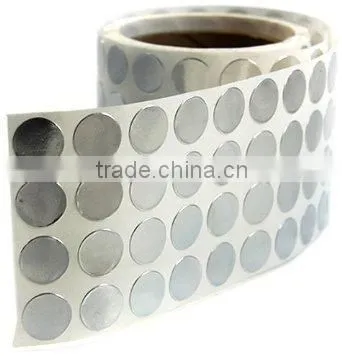 Top quality customized silver adhesive aluminum foil induction liner