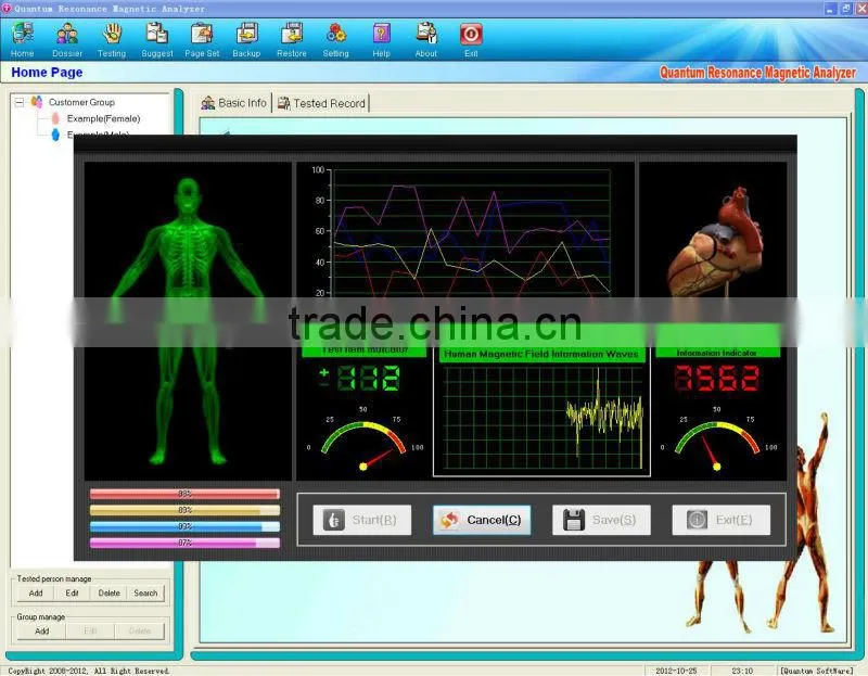 39 English Spanish French Japanese Portuguese Reports Mini body quantum analyzer