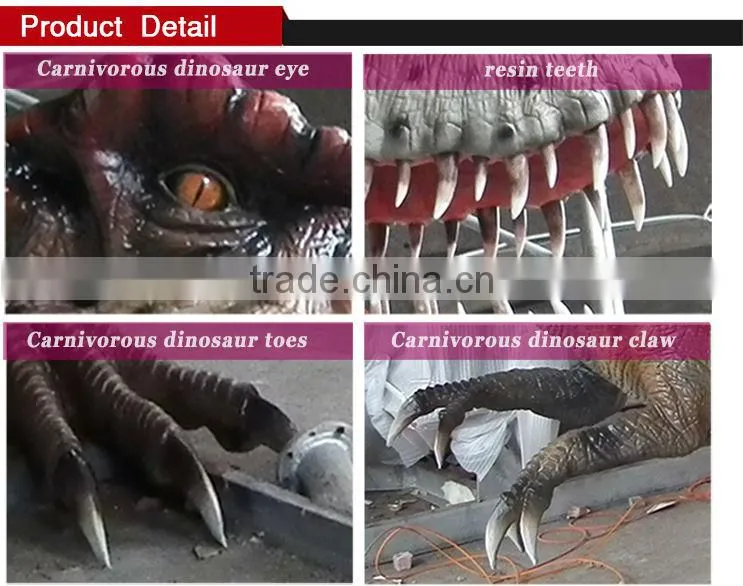 Hot sale dinosaur robot dinosaur rides for theme park