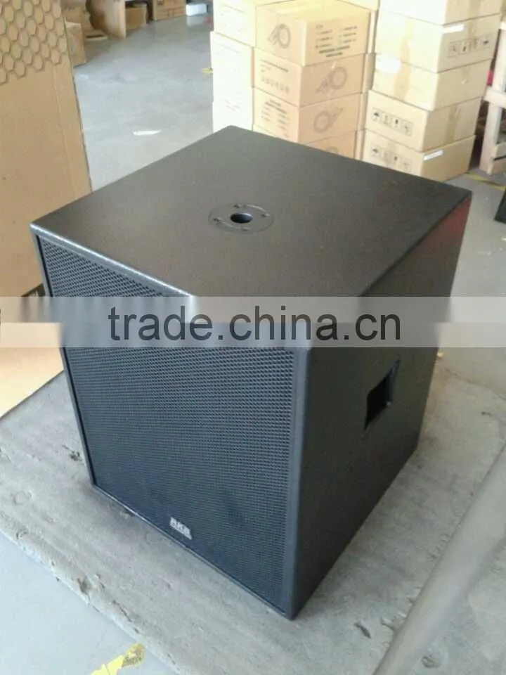 PG-118 18'' subwoofer speaker sound system for hall/ night clubs